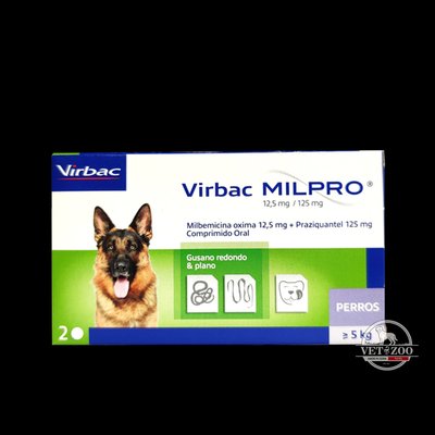 Мілпро Milpro 12,5 мг/125 мг для собак 5 - 25 кг. 6928 фото