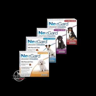 Жувальні таблетки NexGard від бліх і кліщів для собак. 2-4кг 159 899 фото